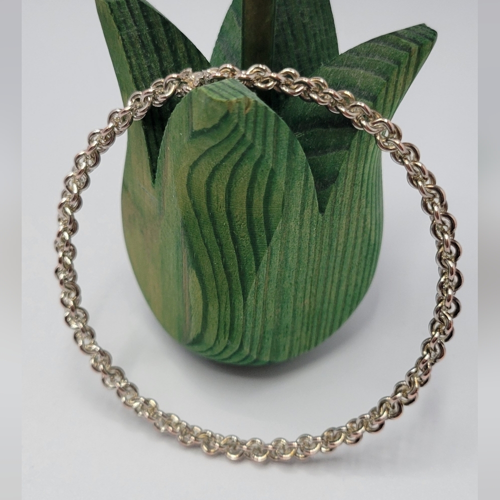 Sterling Silver Braided Bracelet